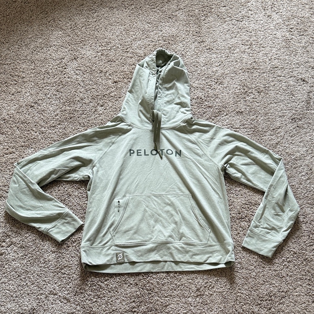 Peloton Sage Green Pullover Hoodie - Picture 1 of 5